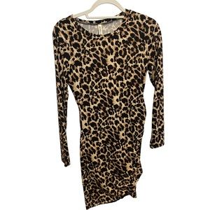 Grecerelle Leopard Print Dress